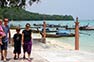 Phi Phi Don Chukit Resort Beachfront with Longtail Boats