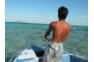 Captain Pulling In The Anchor at Bamboo Island