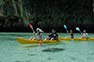 Kayaking on Phi Phi Island near Maya Bay