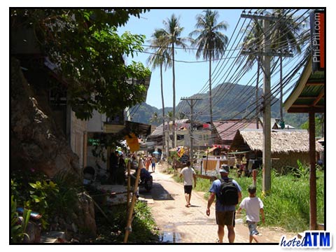 Back streets of Phi Phi Island near PP Charlies