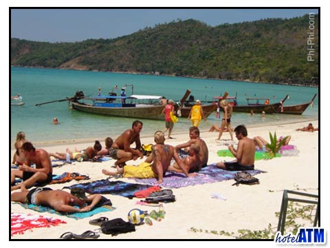 Best beach on Phi Phi Don island