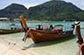 Longtail boats on Phi Phi Island
