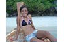 Girl going to Monkey Beach on Phi Phi Island