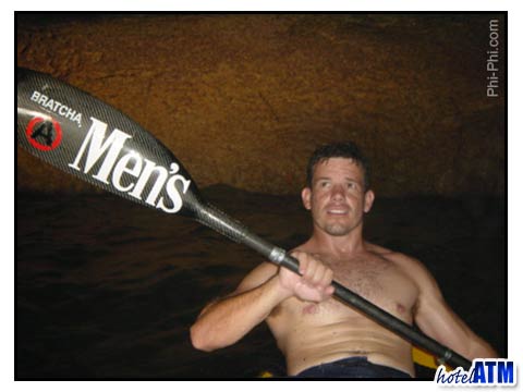 Extreme cave kayaking Phi Phi Island