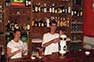 Phi Phi Island HC Andersens with owner Matt pouring the beer