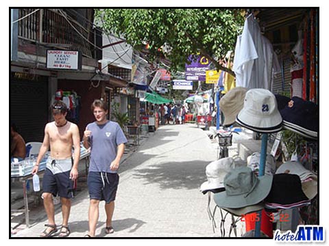 Phi Phi Island main street two months after the Indian Ocean Tsunami