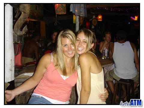 Party girls at Hippies Bar on Phi Phi Island