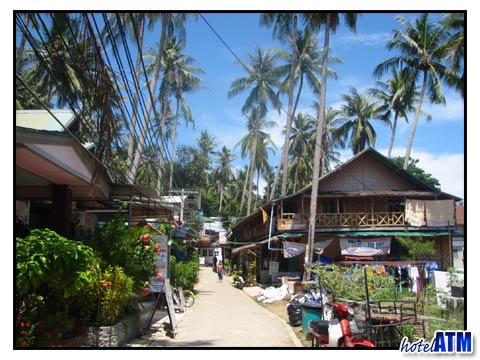 New walkway in Phi Phi Don Village on Phi Phi Island