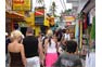 Packed Phi Phi Island village streets