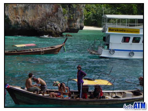 Longtail Taxi Boats Of Phi Phi