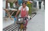 Woman on bike on Phi Phi