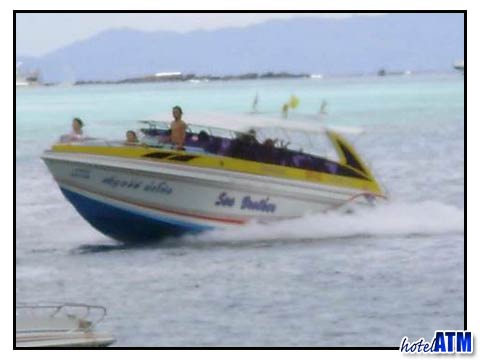 Fast rental speedboat at Koh Phi Phi