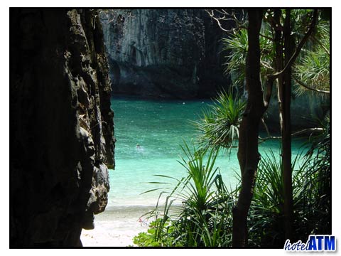 Tropical bays and beaches in the Phi Phi Islands