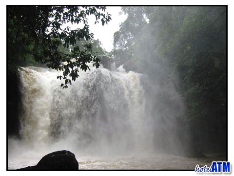 Thai waterfall setting at Phi Phi Island Movies: The Beach