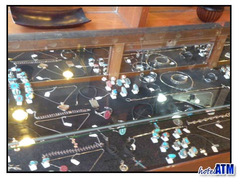 Silver jewelery on offer on Phi Phi Island