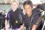 Young dive students for the Padi Junior Open Water Diver Certification