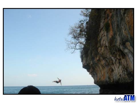 Cliff Jumping around Phi Phi Island