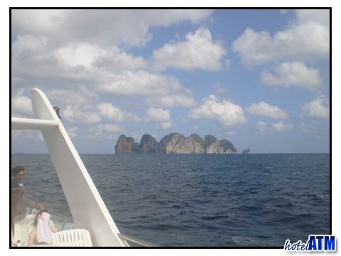 Phi Phi Ley from the Phi Phi Cruiser Ferry