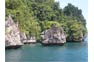 Limestone Phi Phi rocks from the Phi Phi Paradise 2000 Ferry