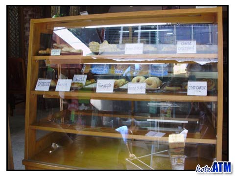 Shop window of Patcharee Bakery Phi Phi