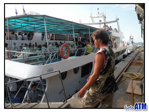 Fully loaded ferry to Phi Phi