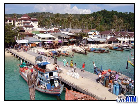 Old ferry pier of Phi Phi