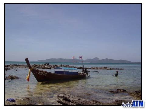 Bamboo Island by longtail boat from Phi Phi