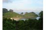 Panorama view of Lanah Bay on Phi Phi