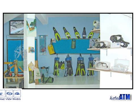 Blue View Divers equipment for rent