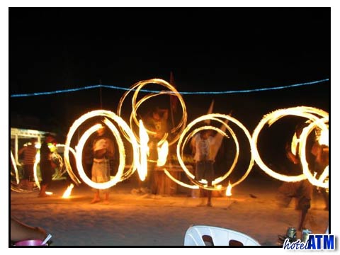 Fire Show At The Apache Bar Phi Phi