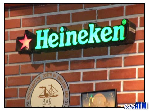 Phi Phi Breakers Bar likes Heineken beer